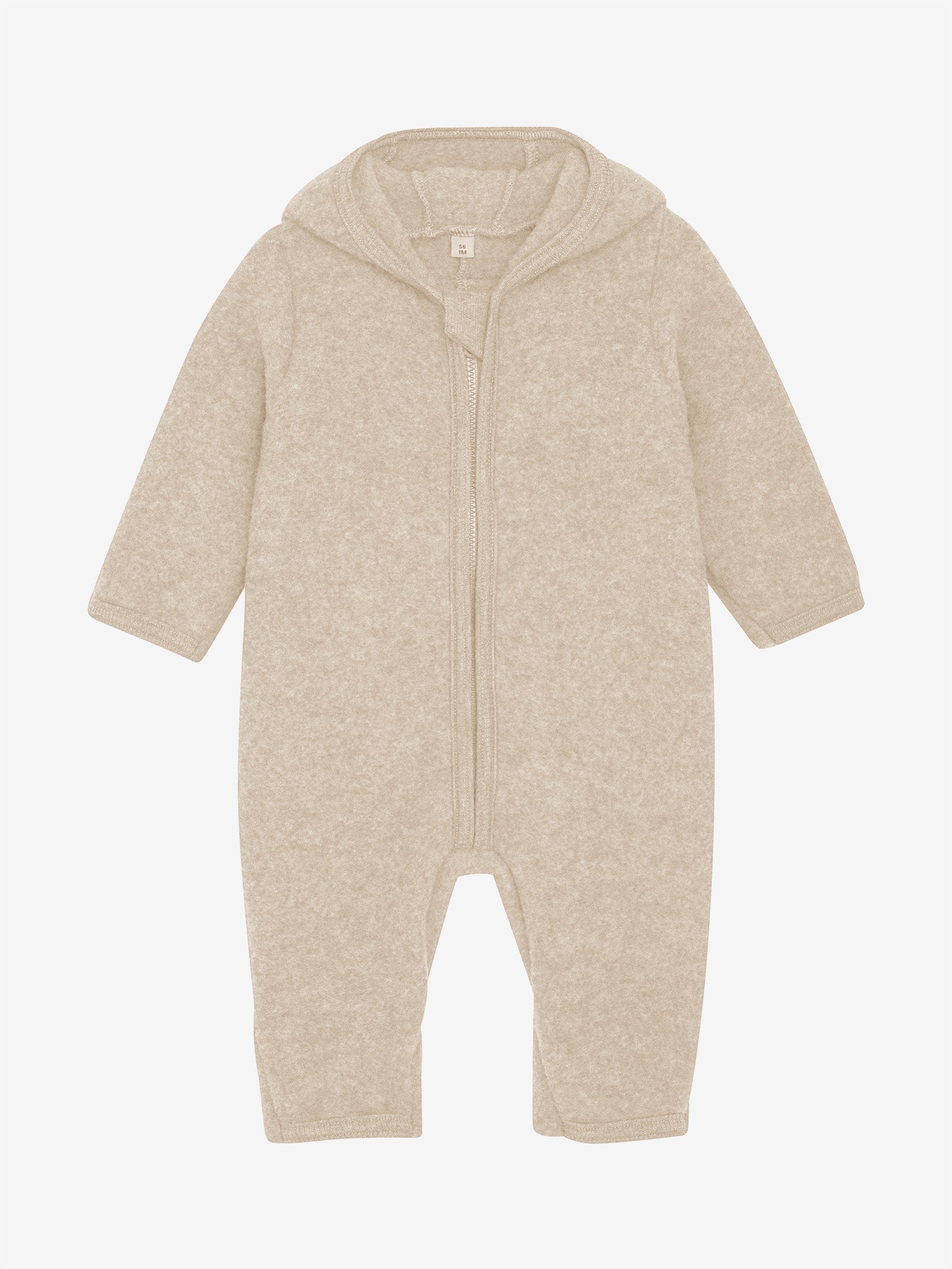 Heldragt i uldfleece – Sand Melange