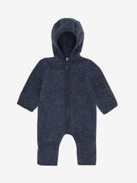 Heldragt i uldfleece – Ombre Blue Melange