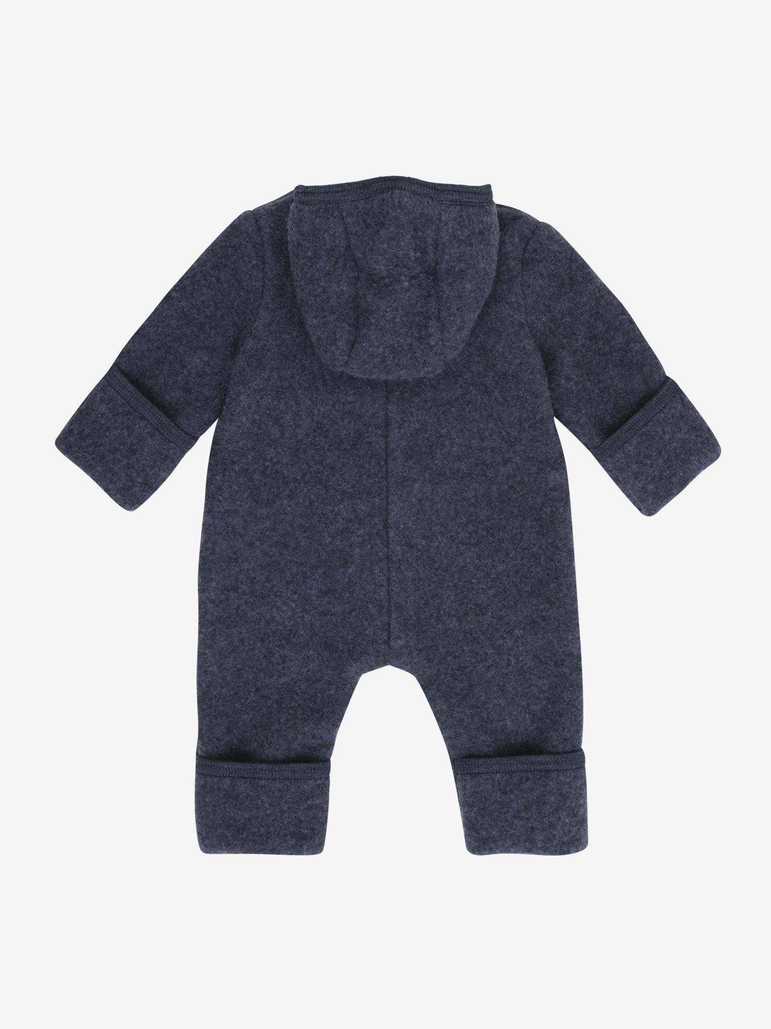 Heldragt i uldfleece – Ombre Blue Melange