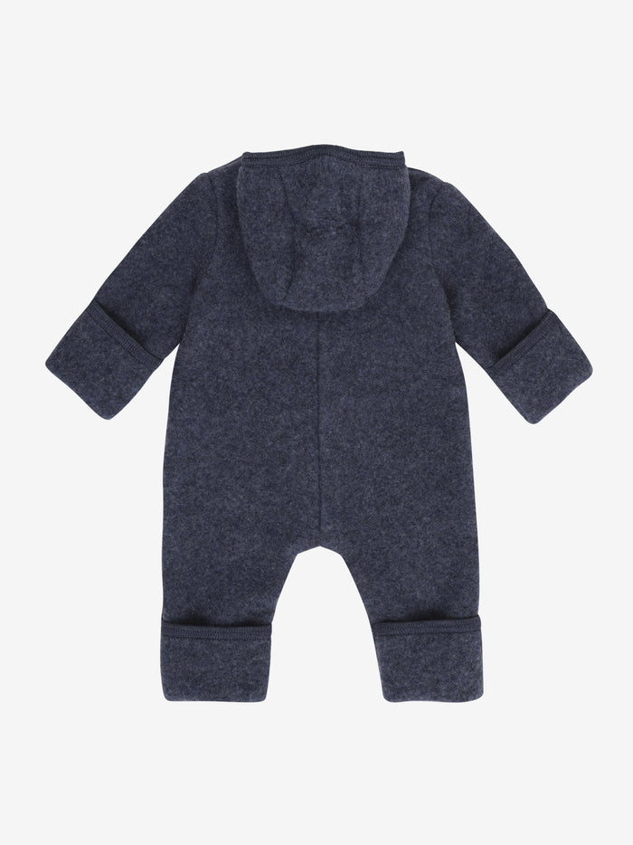 Heldragt i uldfleece – Ombre Blue Melange