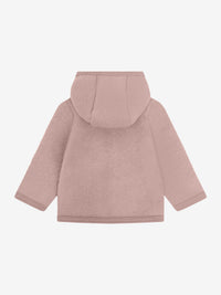 Jakke i uldfleece – Mahogany Rose