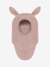 Elefanthue med ører i uldfleece – Mahogany Rose