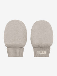 Vanter i uldfleece – Camel Melange