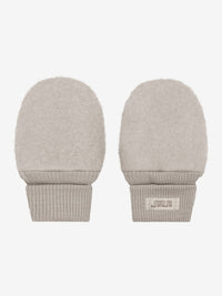 Vanter i uldfleece – Camel Melange