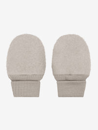 Vanter i uldfleece – Camel Melange