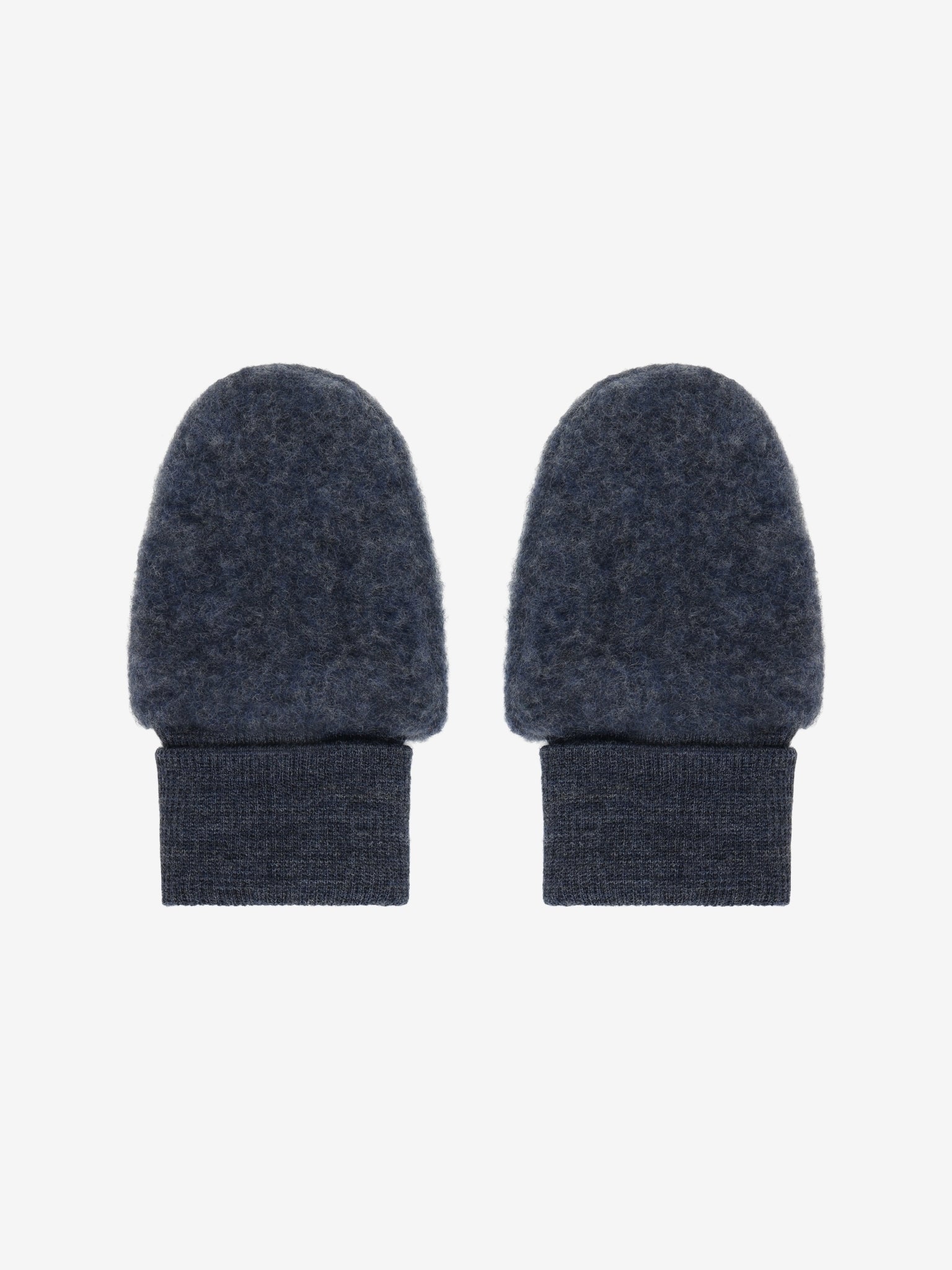 Vanter i uldfleece – Ombre Blue Melange