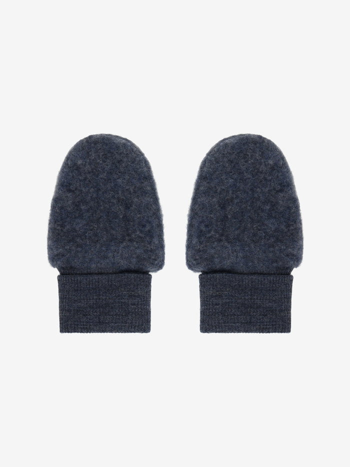 Vanter i uldfleece – Ombre Blue Melange