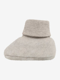 Futter i uldfleece – Camel Melange