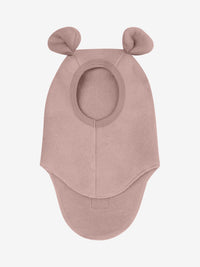 Elefanthue med ører i uldfleece – Mahogany Rose