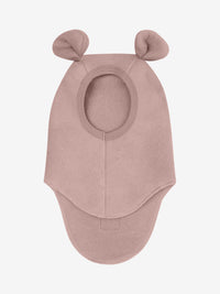 Elefanthue med ører i uldfleece – Mahogany Rose
