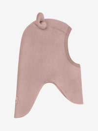 Elefanthue med ører i uldfleece – Mahogany Rose