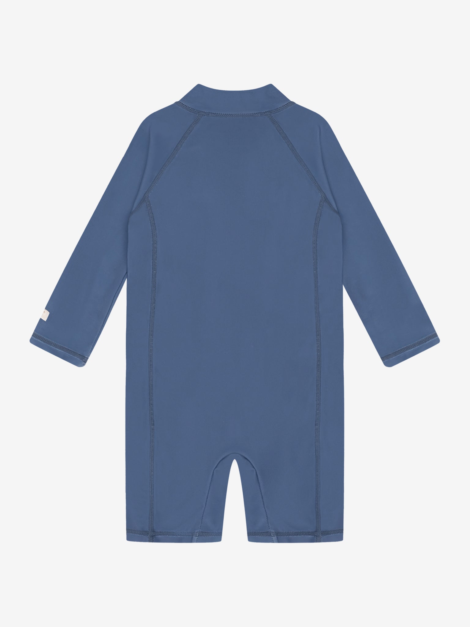 Ensfarvet badedragt med lange ærmer UPF 40 – Vintage Indigo