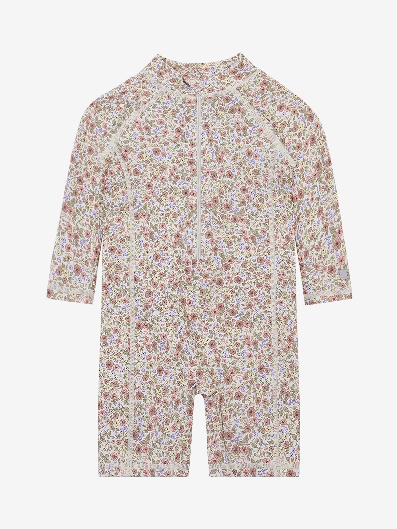 Badedragt med lange ærmer UPF 60 – Mahogany Rose