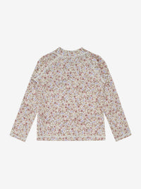 Bade-T-shirt med lange ærmer UPF 60 – Mahogany Rose