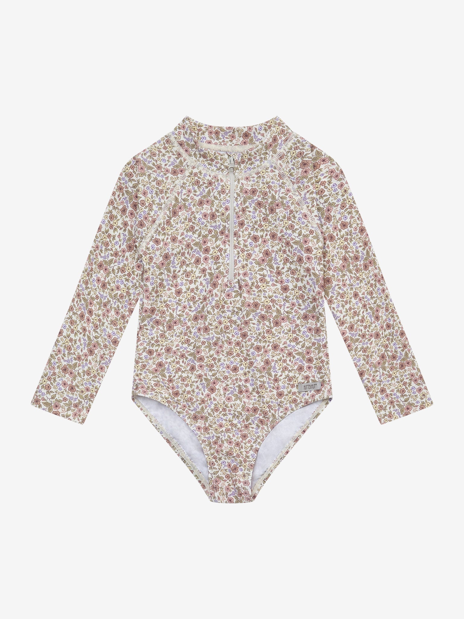 Badedragt med lange ærmer UPF 60 – Mahogany Rose