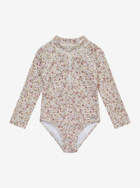 Badedragt med lange ærmer UPF 60 – Mahogany Rose