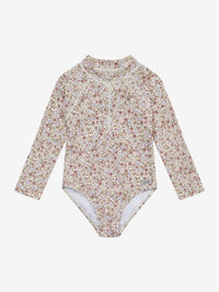 Badedragt med lange ærmer UPF 60 – Mahogany Rose