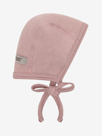Bonnet i uldfleece – Mahogany Rose