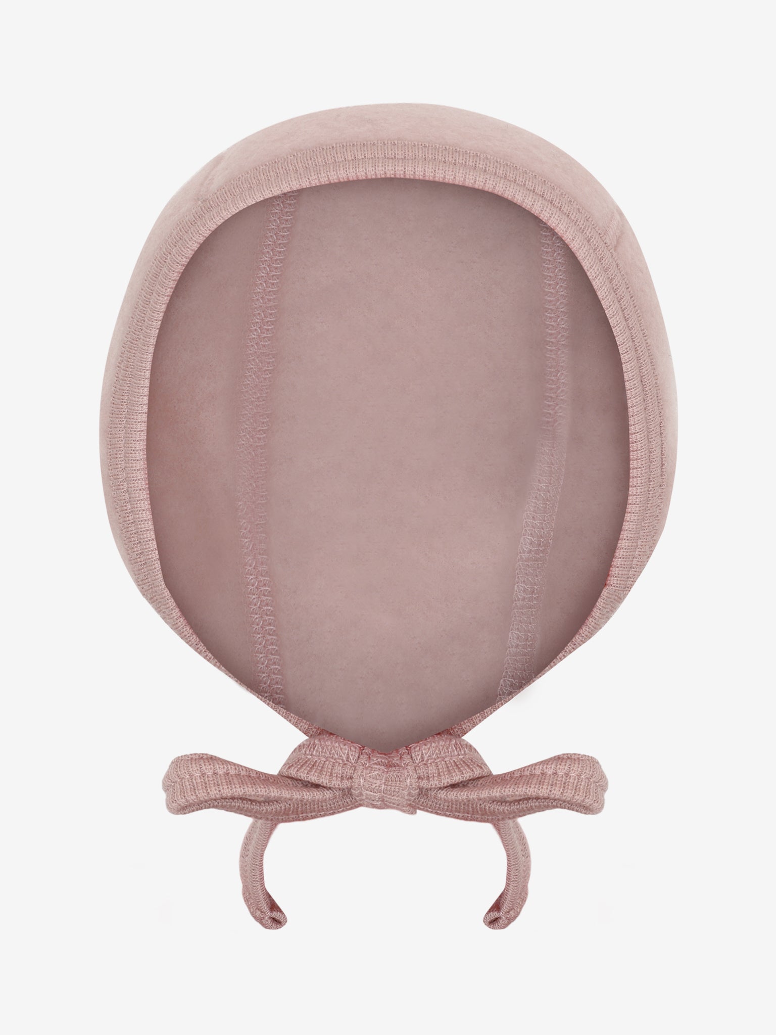 Bonnet i uldfleece – Mahogany Rose