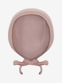 Bonnet i uldfleece – Mahogany Rose