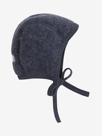 Bonnet i uldfleece – Ombre Blue Melange