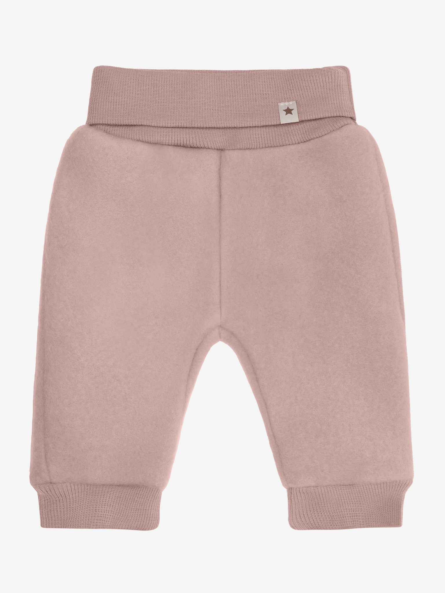 Bukser i uldfleece – Mahogany Rose