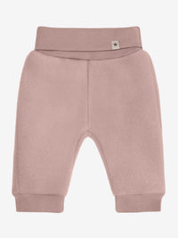 Bukser i uldfleece – Mahogany Rose