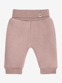 Bukser i uldfleece – Mahogany Rose