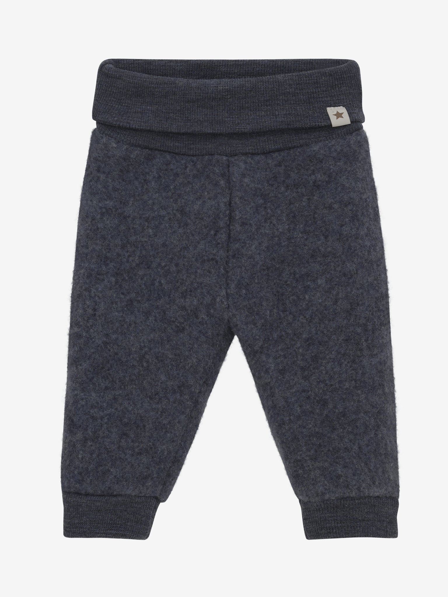 Bukser i uldfleece – Ombre Blue Melange