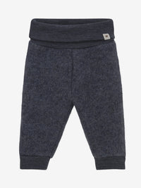 Bukser i uldfleece – Ombre Blue Melange
