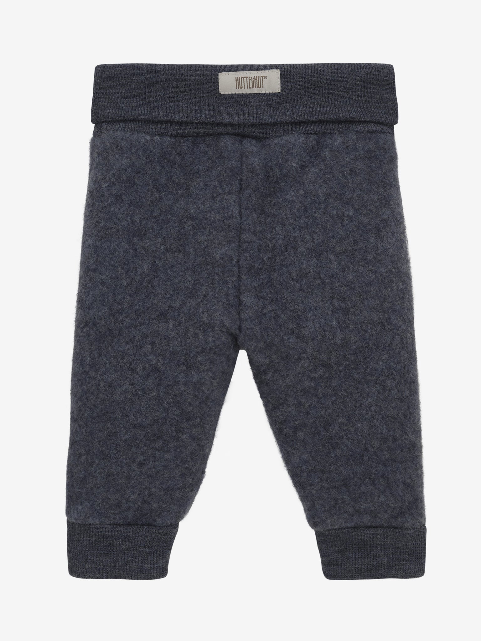 Bukser i uldfleece – Ombre Blue Melange