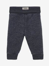 Bukser i uldfleece – Ombre Blue Melange