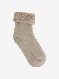Sokker i uldfrotté, 2-pak – Camel Melange