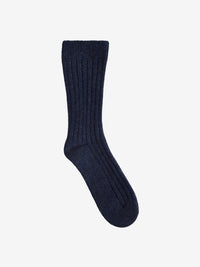 Sokker i uldrib, 2-pak – Dark Navy