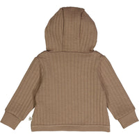 Cotton quilt jacket – Walnut
