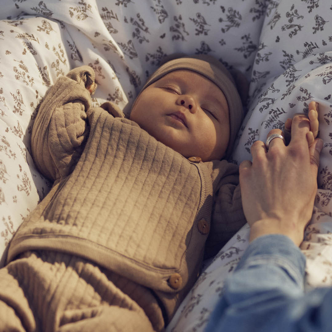 Cotton quilt jacket – Walnut