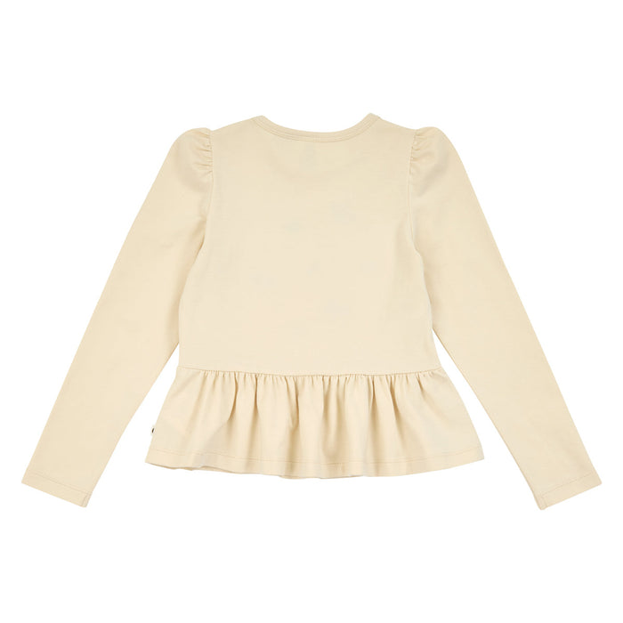 Cottage Peplum Puff L/S T – Oak
