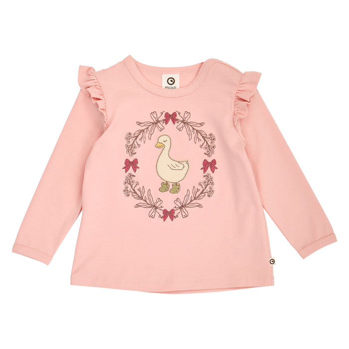 Heritage Frill L/S T Baby – Blush