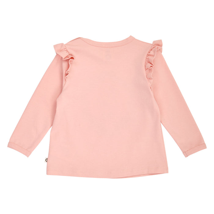 Heritage Frill L/S T Baby – Blush