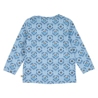 Heritage Train L/S T Baby – Soft blue/ Navy/ Oak