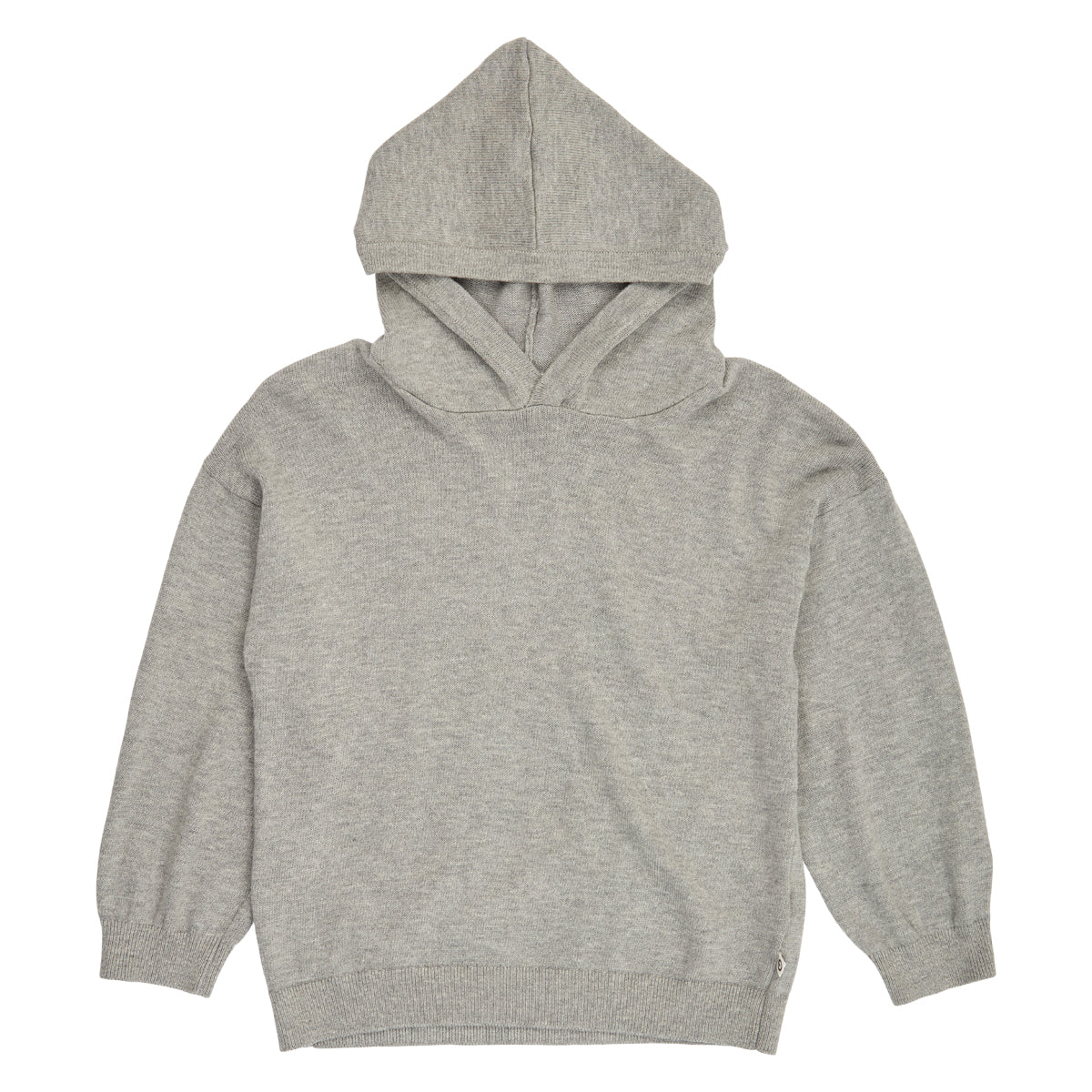Dogs Knit Hoodie – Pale greymarl