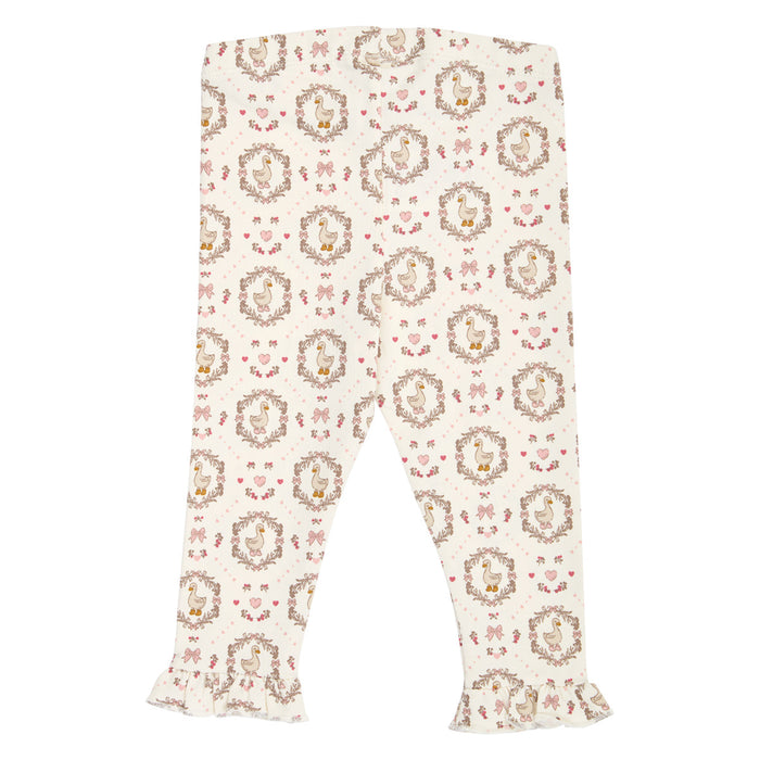 Heritage Duck Frill Leggings Baby – Balsam cream/ Blush/ Baroque rose
