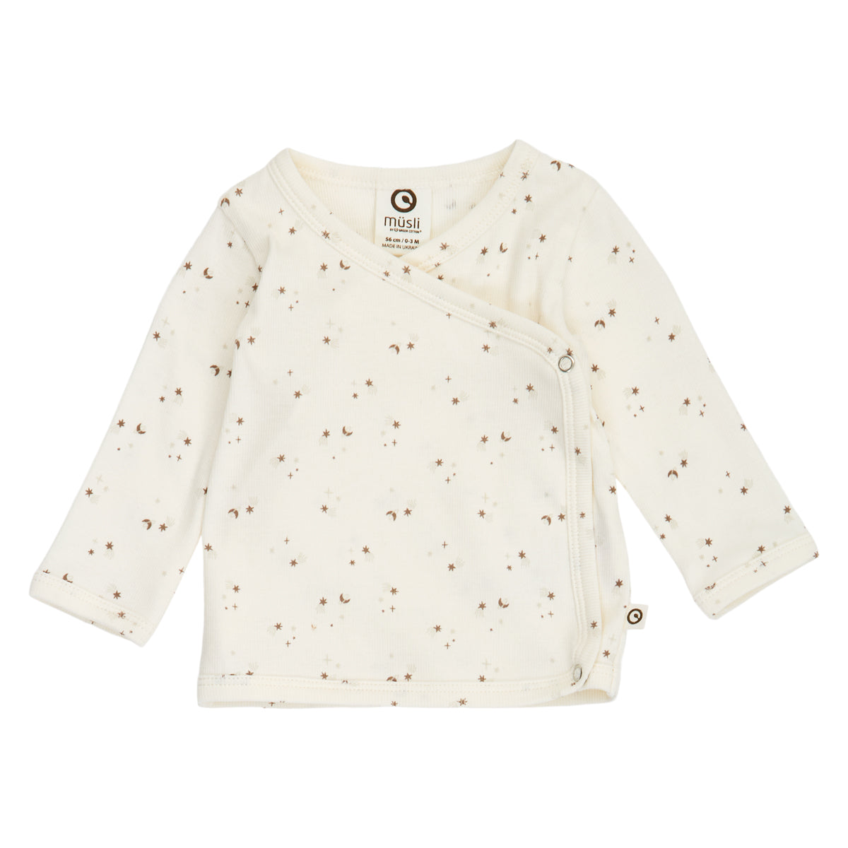 Sparkle l/s cardigan – Balsam cream/ Walnut/ Oat
