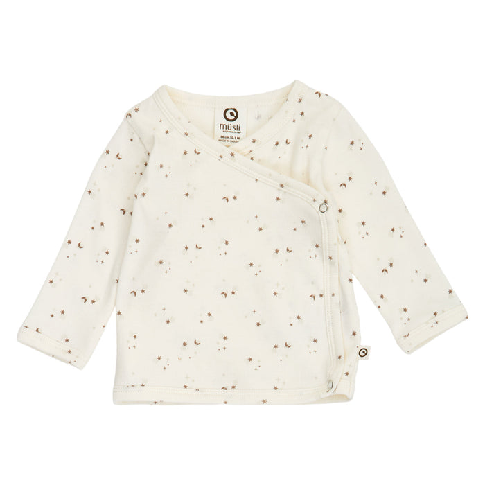 Sparkle l/s cardigan – Balsam cream/ Walnut/ Oat
