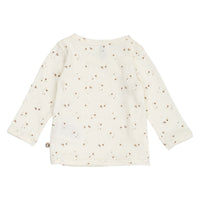 Sparkle l/s cardigan – Balsam cream/ Walnut/ Oat