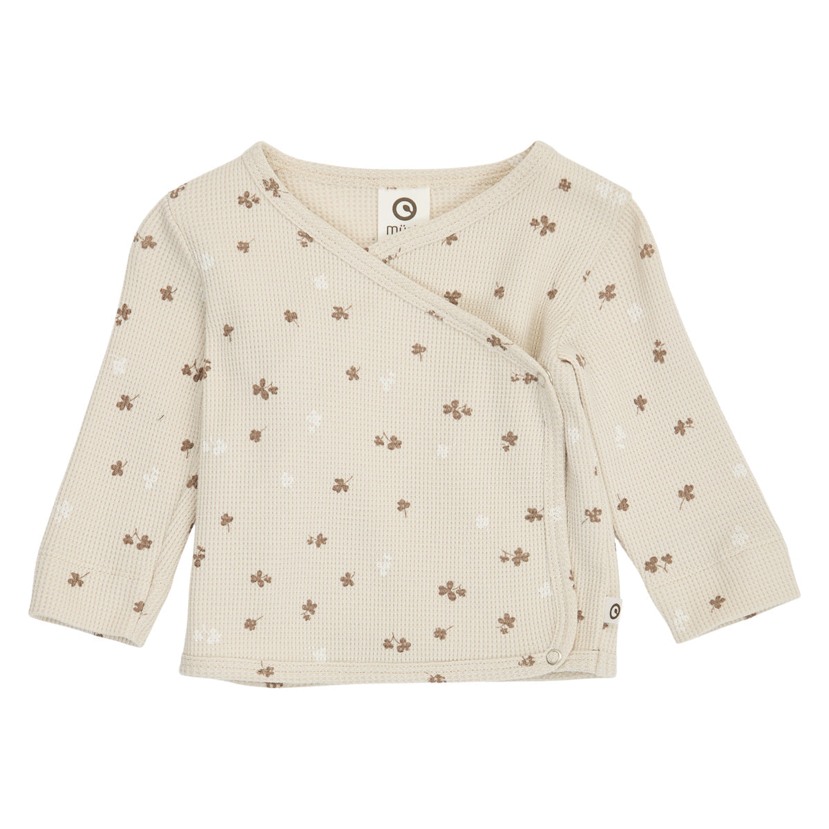 Clover cardigan – Oat/ Balsam cream/ Walnut
