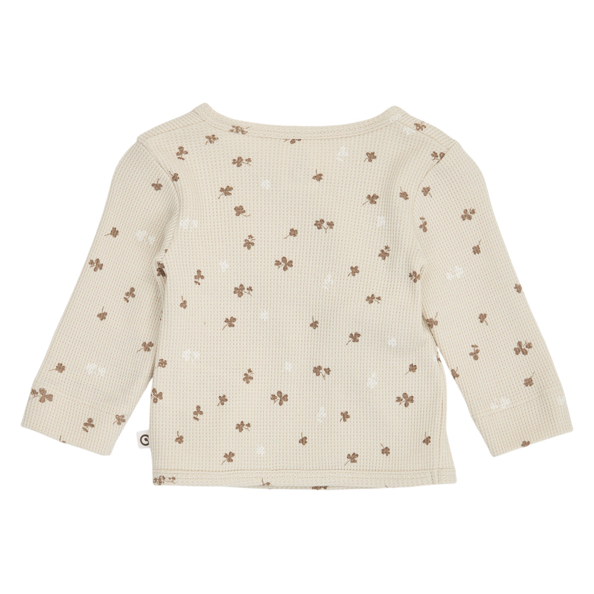 Clover cardigan – Oat/ Balsam cream/ Walnut