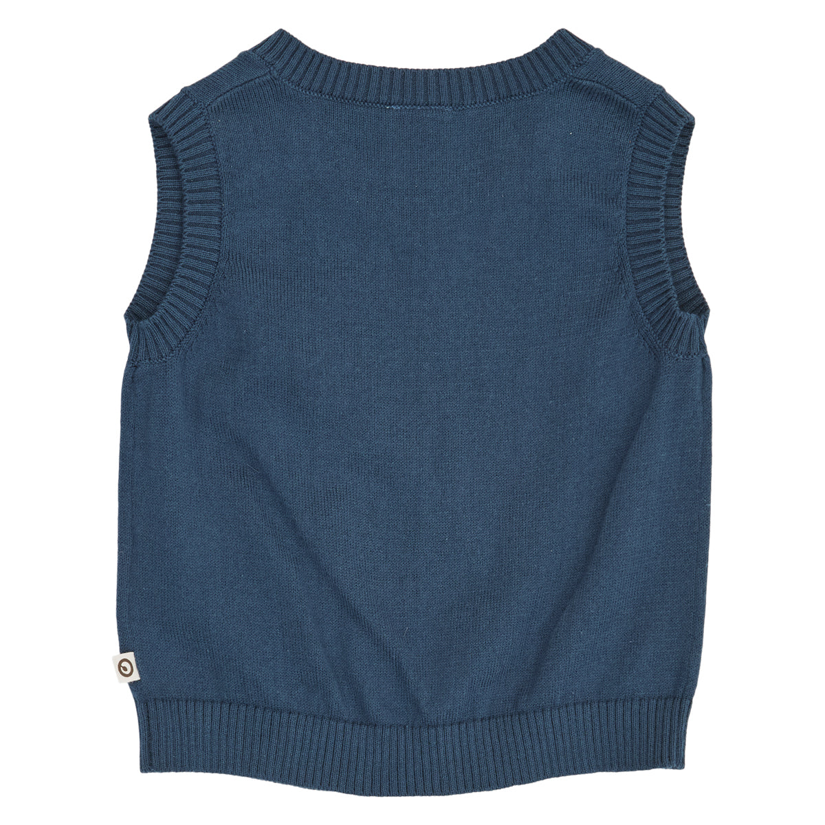 Old English Knit Vest Baby – Navy