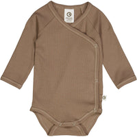 Rib l/s body 2-Pack – Balsam cream/ Walnut