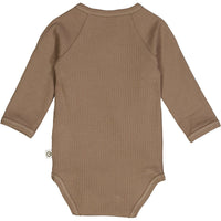 Rib l/s body 2-Pack – Balsam cream/ Walnut